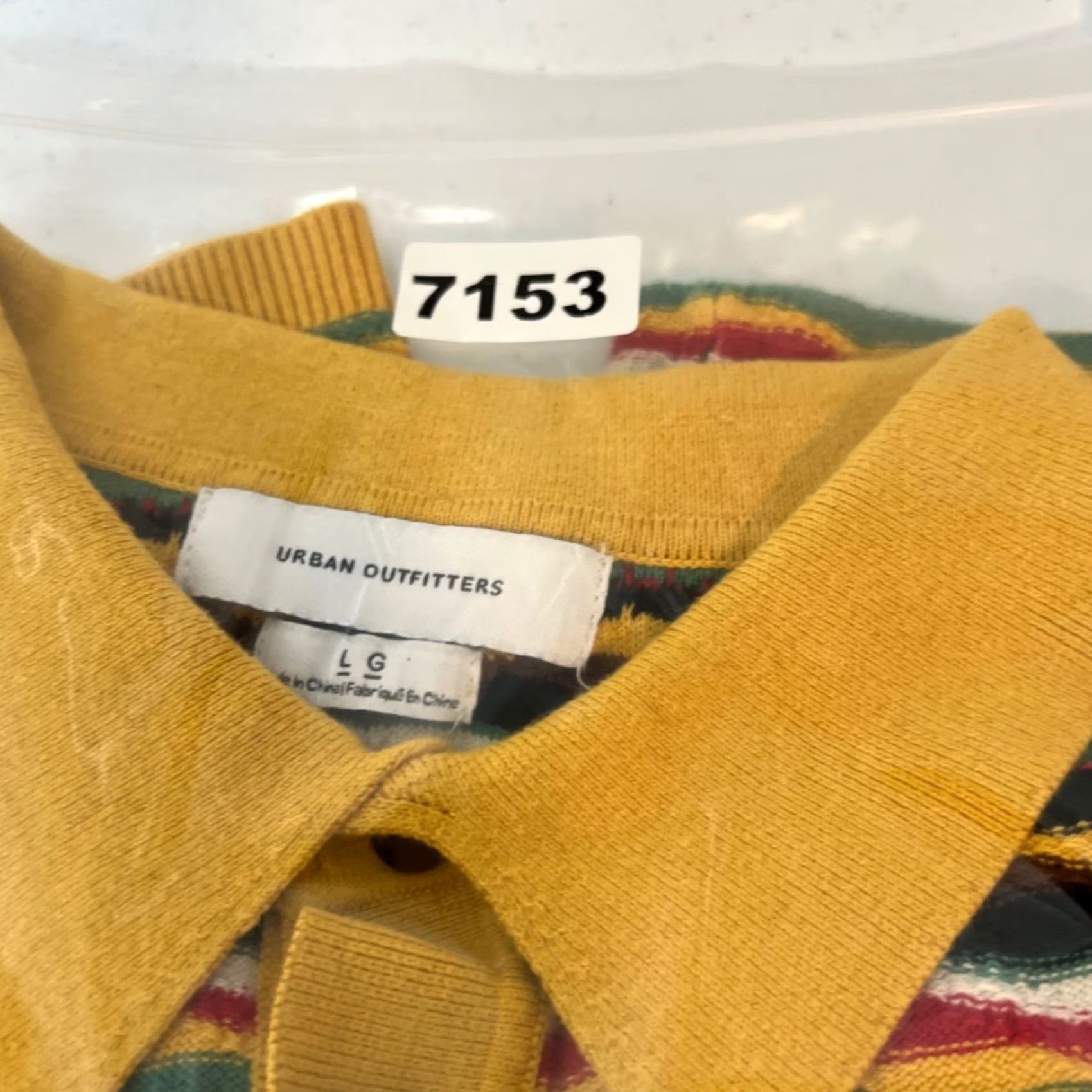 Urban Outfitters Urban Outfitters Polo Shirt Mens Large Multicolor Striped Cotton Short Sleeve Button Collared Jeanswear Not Applicable? Size US L / EU 52-54 / 3 - 8 Thumbnail