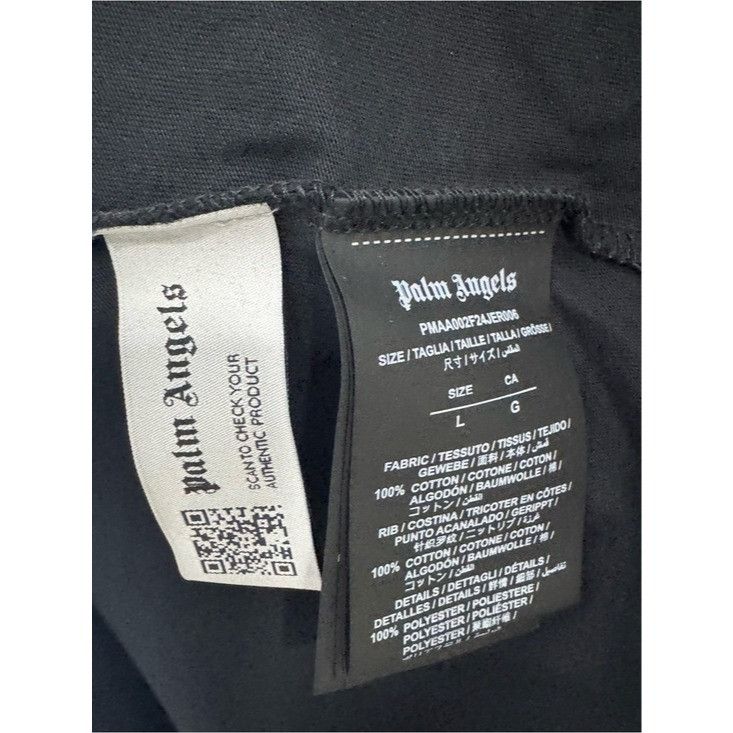 Palm Angels Palm Angels Gothic Logo T-Shirt Black Neon Green Men’s L Size US L / EU 52-54 / 3 - 6 Thumbnail