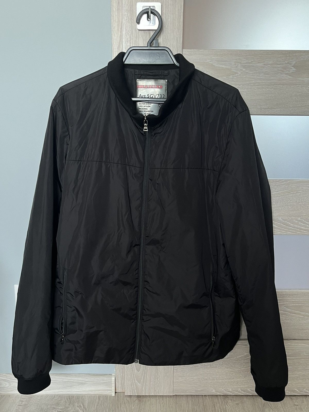 image of Prada Jacket Artsgv732 in Black, Men's (Size XL)