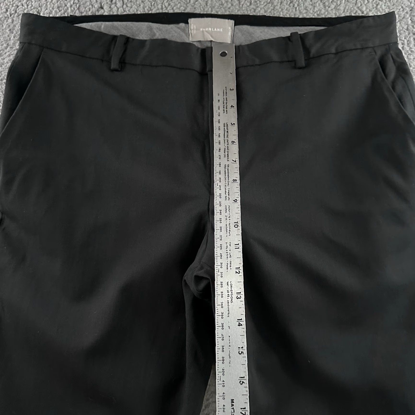 Everlane Everlane Dress Pants Mens Gray 38x34 Wool Blend Straight Front Size US 38 / EU 54 - 5 Thumbnail