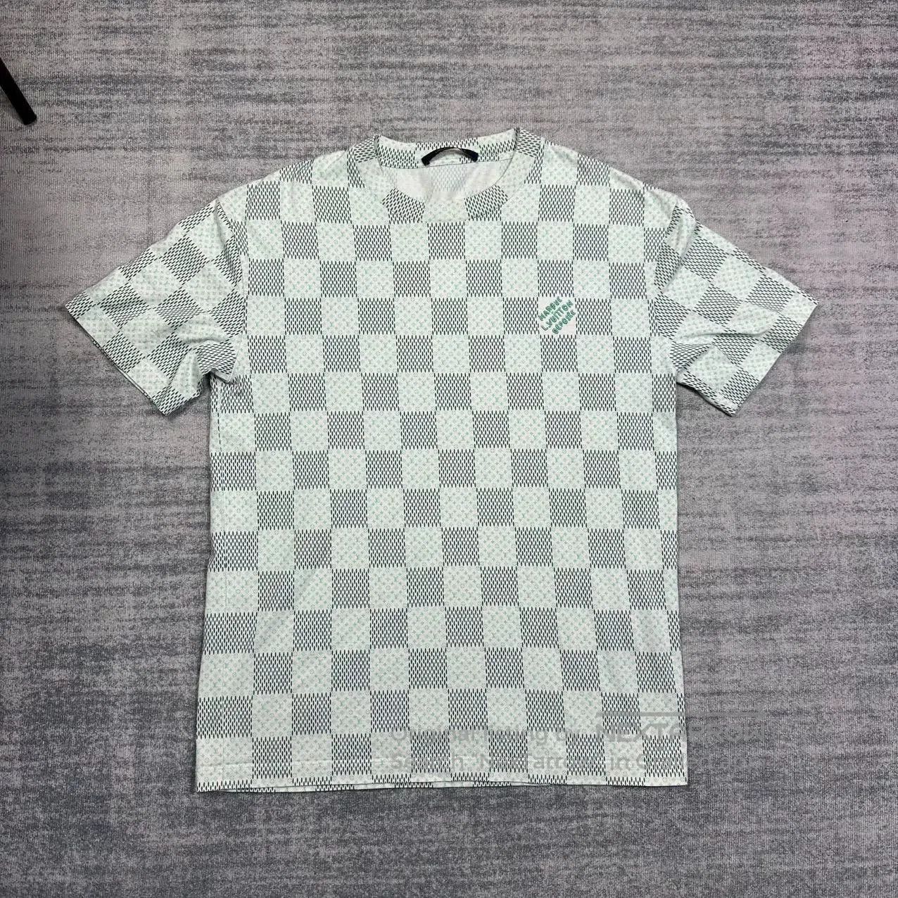 Louis Vuitton Louis Vuitton SS24 Checkerboard Short Sleeve T. Size US S / EU 44-46 / 1 - 1 Thumbnail