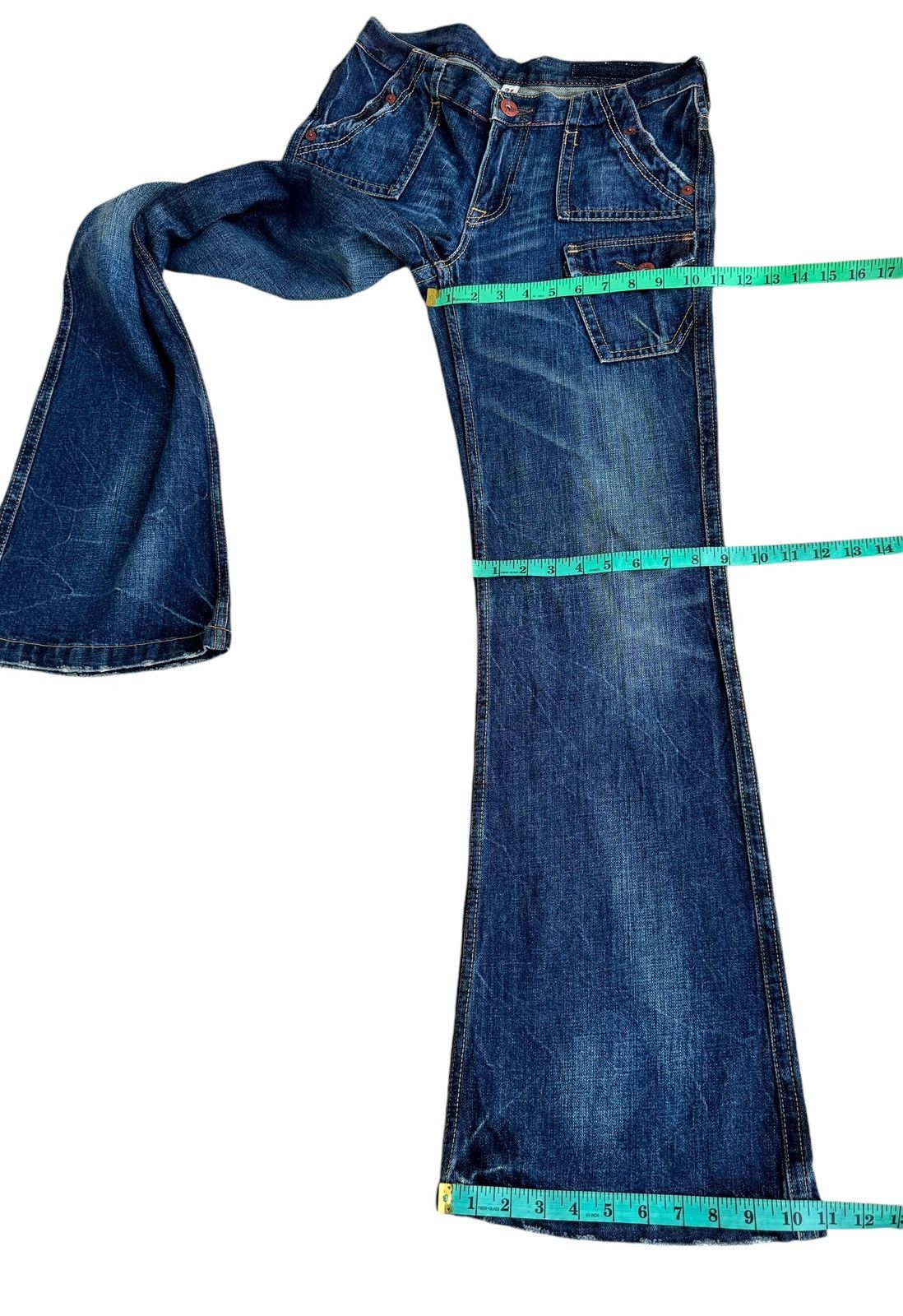 Japanese Brand ⚡️Vintage Japanese Brand Brappers Super Flare Jeans Size US 31 - 16 Thumbnail