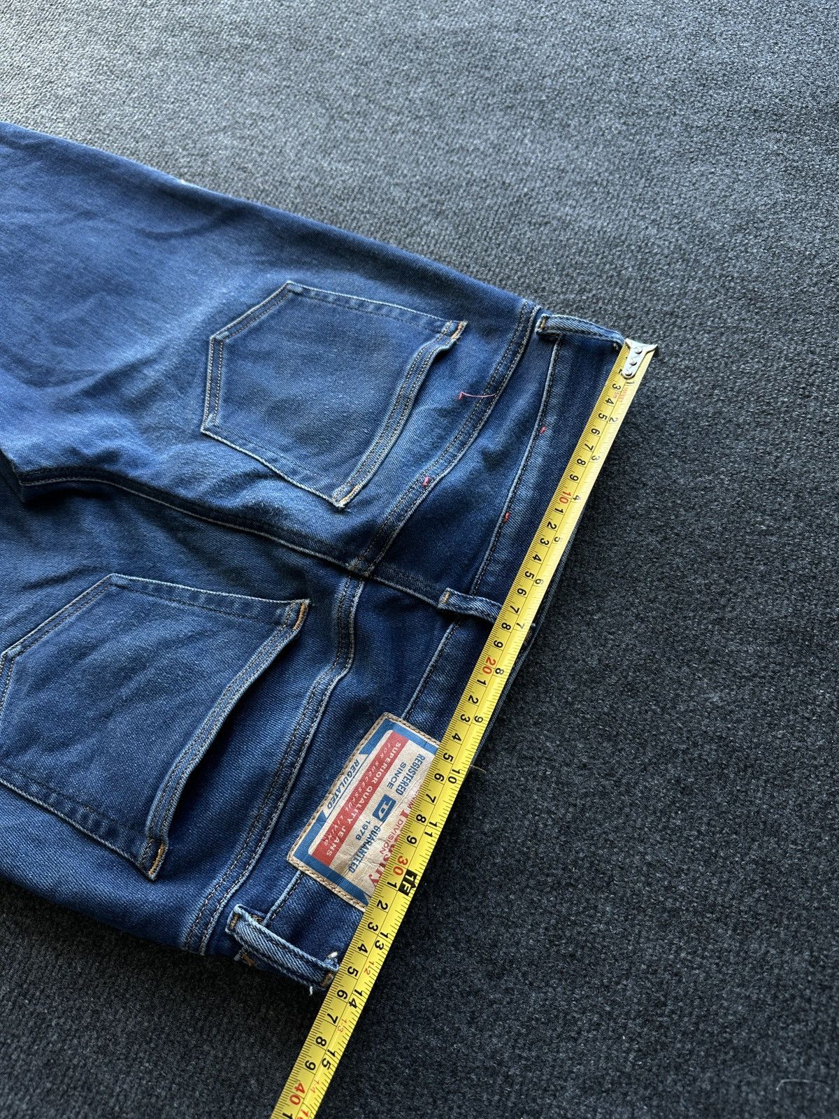 Diesel 🚨 DIESEL AVANT GARDE GOTHIC WOMEN JEANS LOGO IFSIXWASNINE Size 29" - 16 Thumbnail