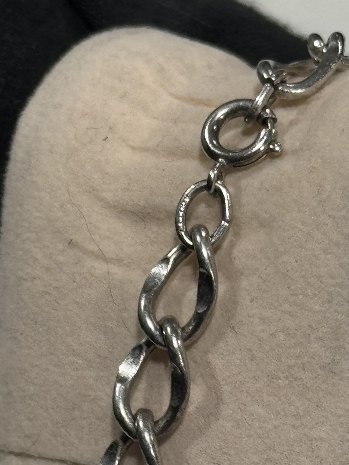 Sterling Silver Rare Signed AIRFLEX Sterling Silver Chunky Link Bracelet Size ONE SIZE - 6 Thumbnail