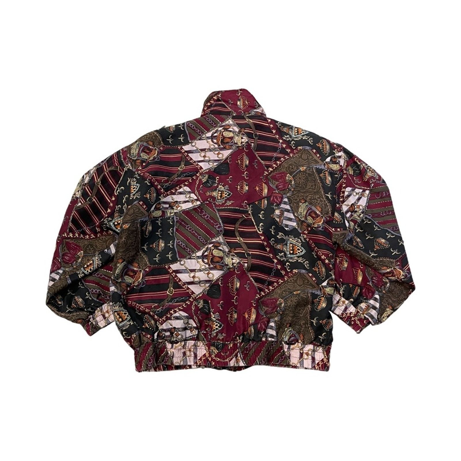 Vintage Vintage 80s crown royalty silk jacket Size US S / EU 44-46 / 1 - 2 Thumbnail