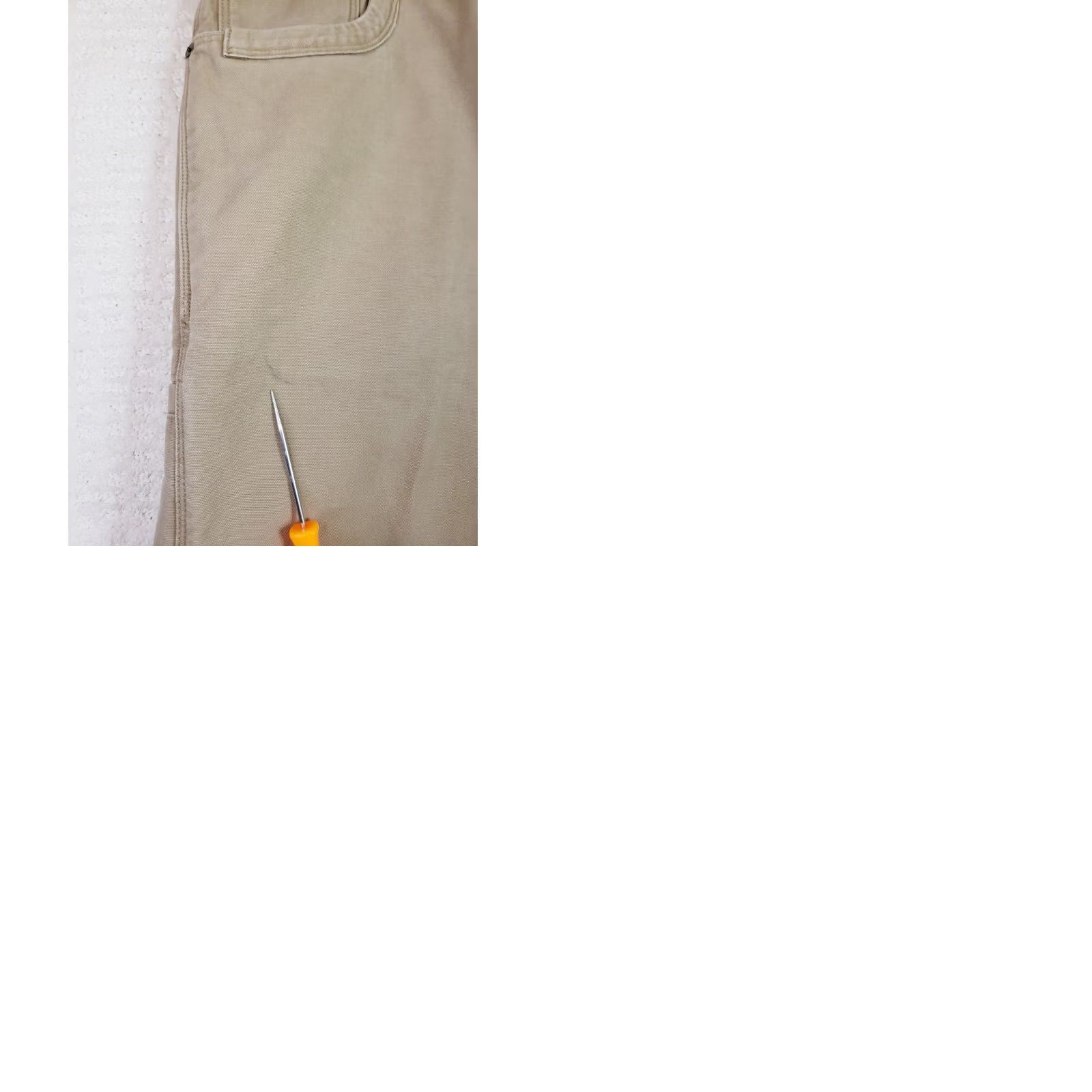 Eddie Bauer VINTAGE Eddie Bauer Pants Canvas Saddle 38x30 Relaxed Straight Utility Workwear Men Mens Size US 38 / EU 54 - 11 Thumbnail