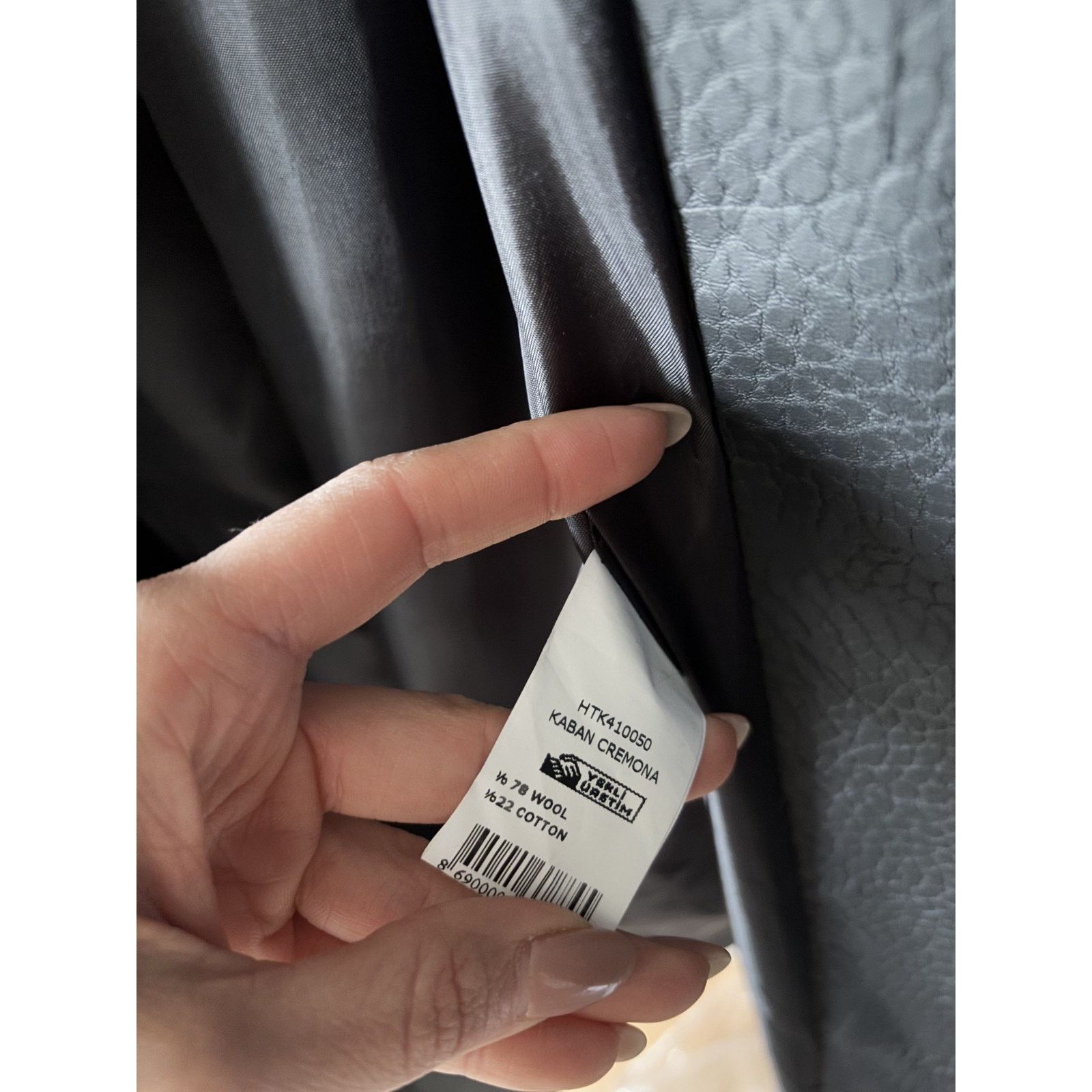 Other Black Faux Leather Trench Coat Women Long Belted Classic Size ONE SIZE - 10 Thumbnail