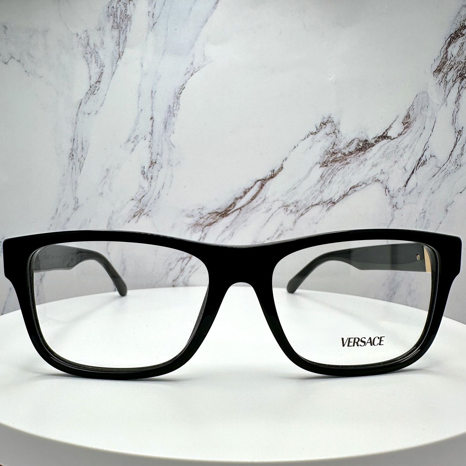 Versace New VERSACE Eyeglasses Black Square Gold Medusa Versace Size ONE SIZE - 21 Thumbnail