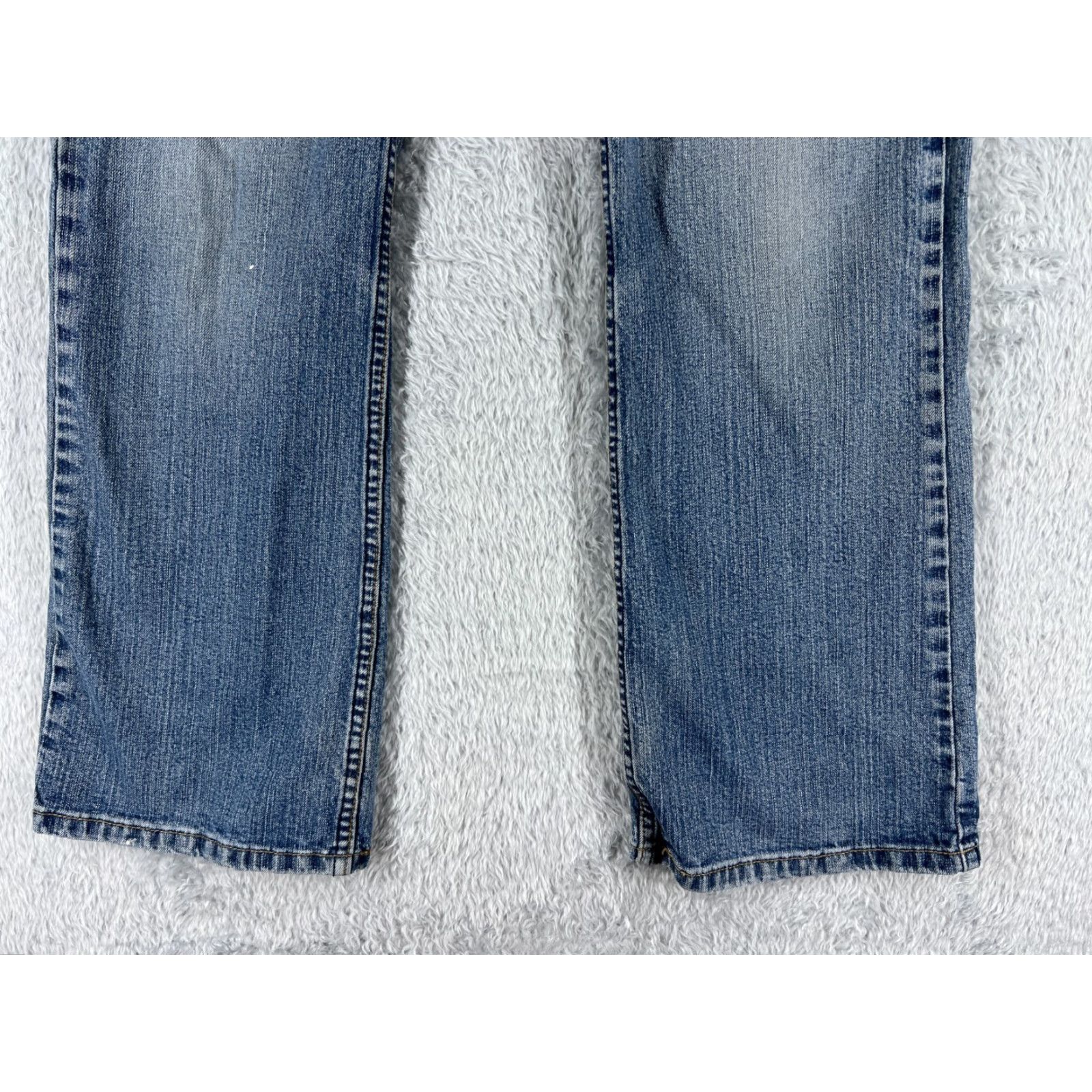Levi's Levi's Women's Bootcut Jeans 10 Blue Denim Mid Rise Stretch Cotton Blend Inseam 29" Size 32" / US 10 / IT 46 - 2 Thumbnail