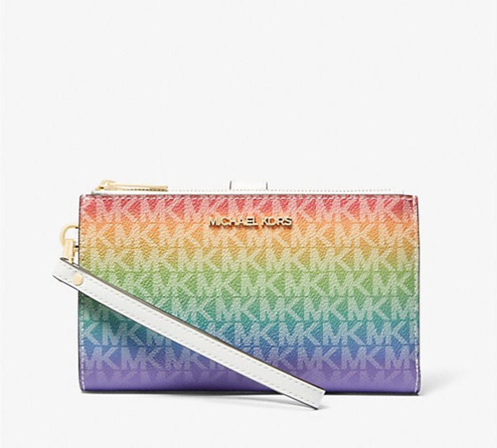 Michael Kors Michael Kors Jet Set Signature Logo Pride Wristlet Wallet Size ONE SIZE - 1 Thumbnail