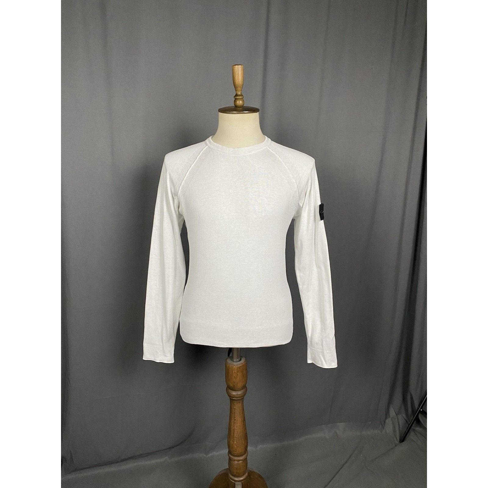 Stone Island Stone Island Men's Beige White Crewneck Sweater Size L Size US L / EU 52-54 / 3 - 2 Thumbnail