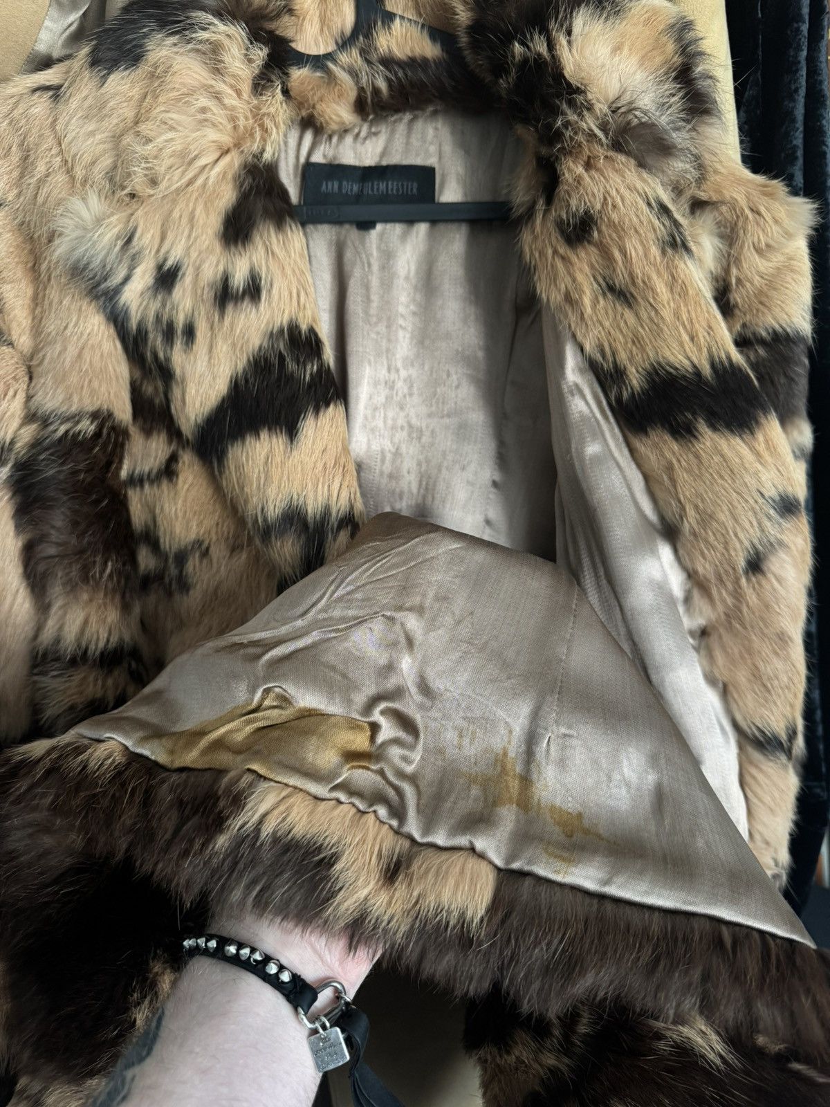 Ann Demeulemeester Vintage Ann Demeulemeester rabit fur coat Size US XS / EU 42 / 0 - 12 Thumbnail