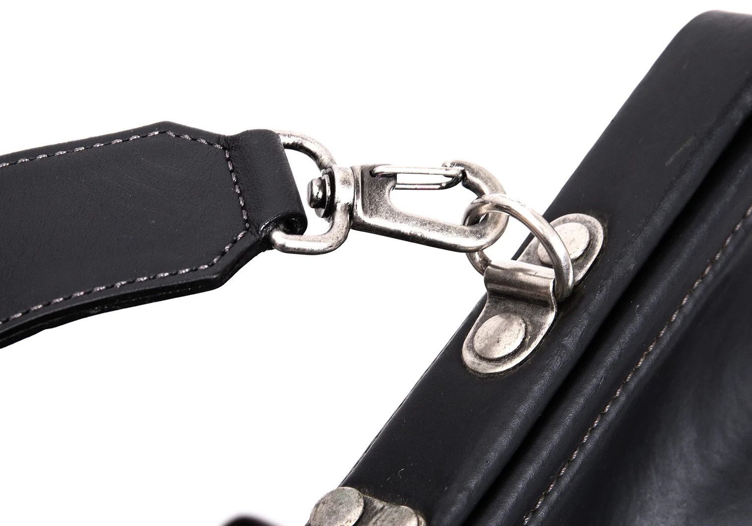 Jean Paul Gaultier Black Coated Doctor Bag with Damage and Discoloration Size ONE SIZE - 15 Thumbnail