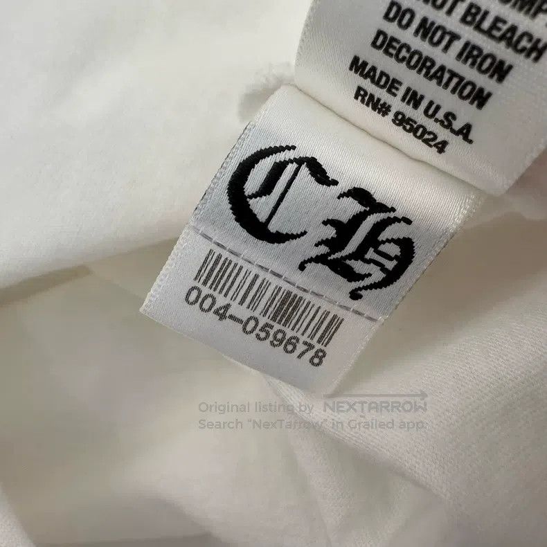 Chrome Hearts CHROME HEARTS Size XL Silver button polo shirt Size US S / EU 44-46 / 1 - 4 Thumbnail