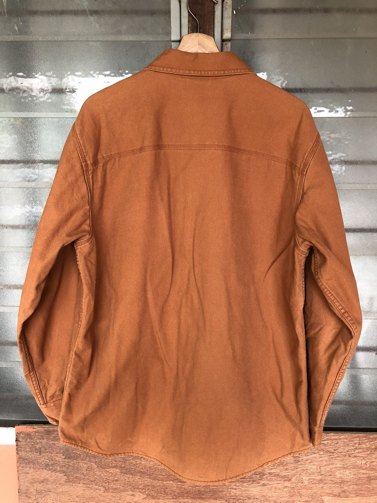 L.L. Bean Vintage 90's L.L. Bean Flannel Lined Canvas Work Jacket Size US M / EU 48-50 / 2 - 10 Thumbnail