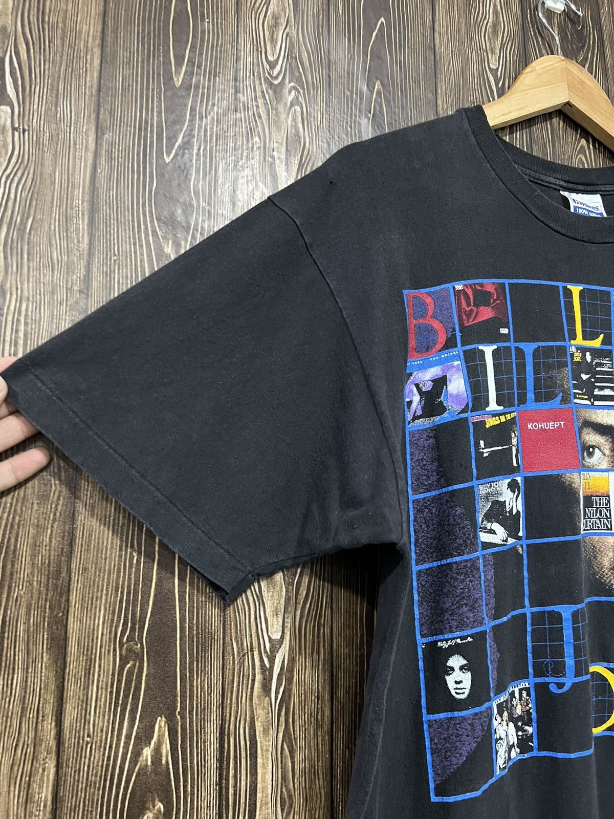 Band Tees × Vintage Vintage 80s Billy Joel World Tour Tshirt Size US L / EU 52-54 / 3 - 3 Thumbnail