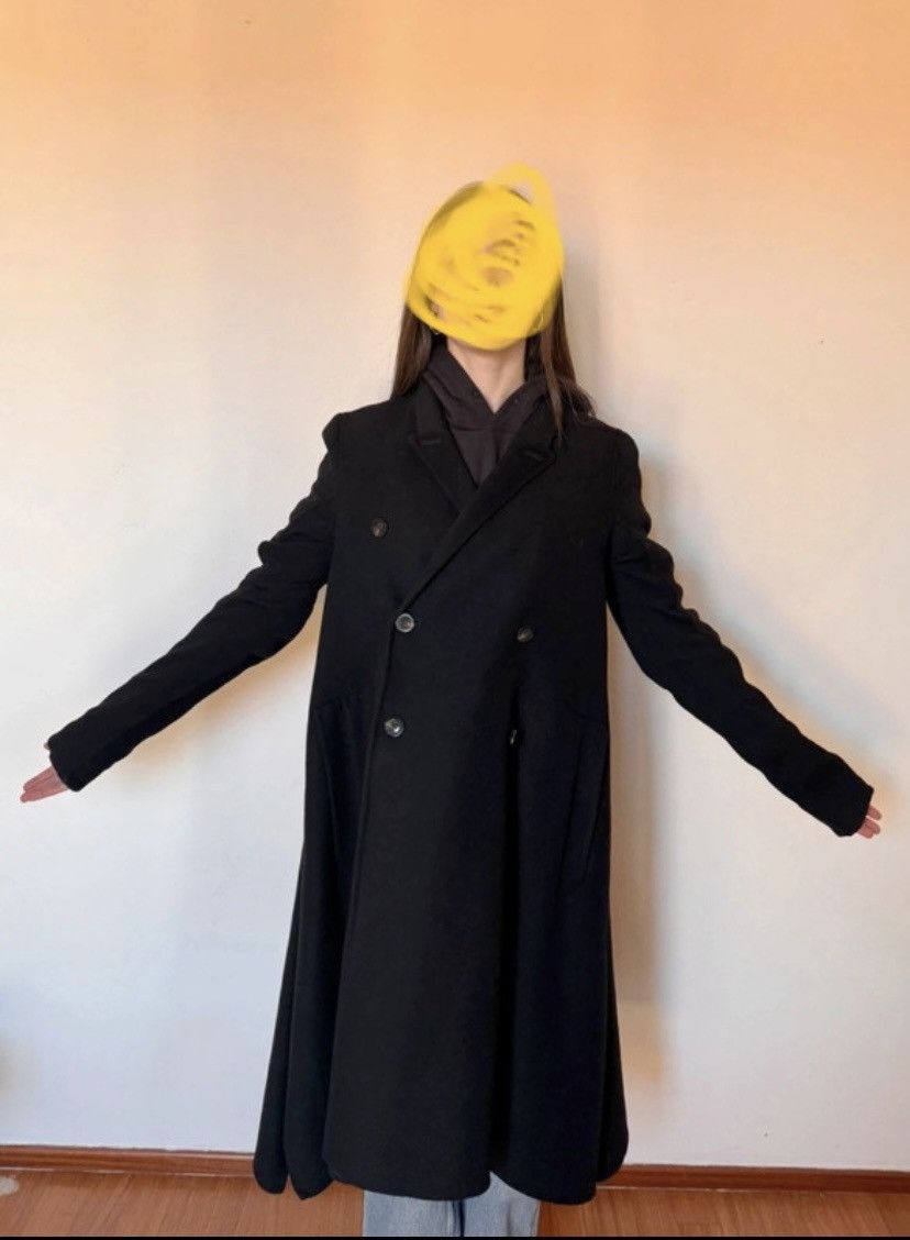 Rick Owens Rick Owens black wool coat Size M / US 6-8 / IT 42-44 - 2 Thumbnail