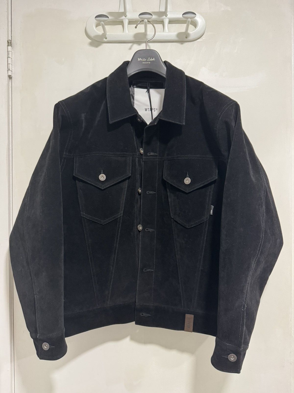 Wtaps WTAPS Synthetic Suede Leather Jacket Size 01 Size US S / EU 44-46 / 1 - 1 Thumbnail