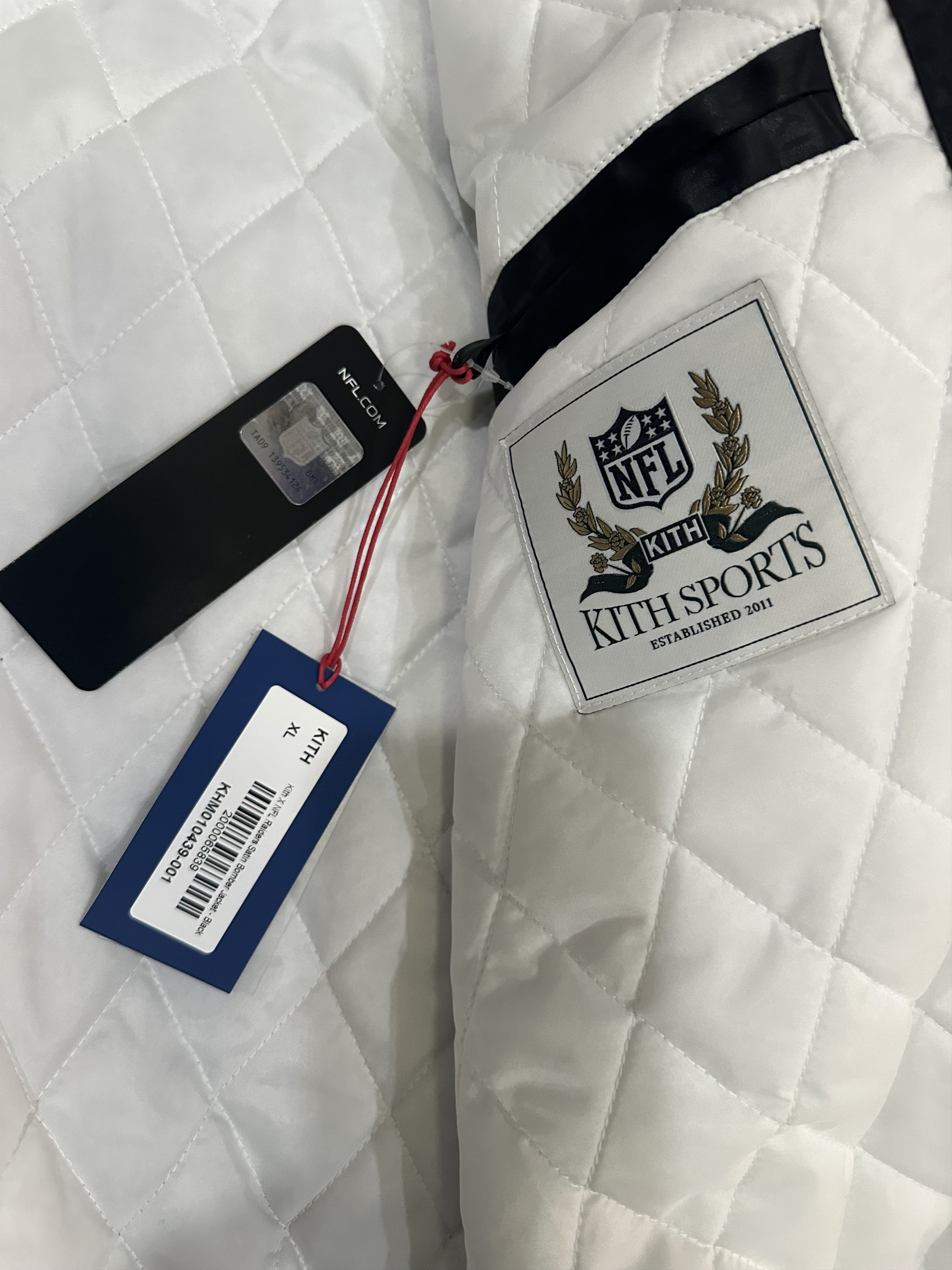 Kith Kith NFL Raiders Satin Bomber Jacket Size US XL / EU 56 / 4 - 6 Thumbnail