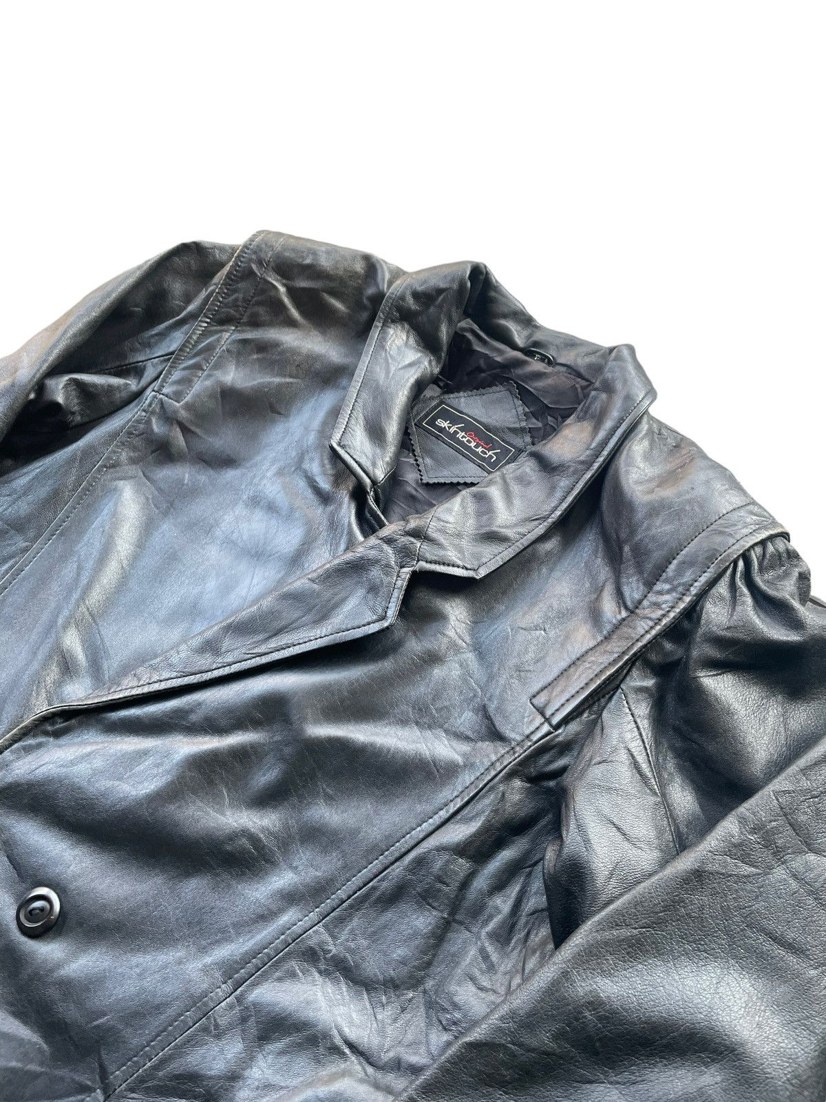 Japanese Brand Skintouch Original Leather Coat Size US M / EU 48-50 / 2 - 2 Thumbnail