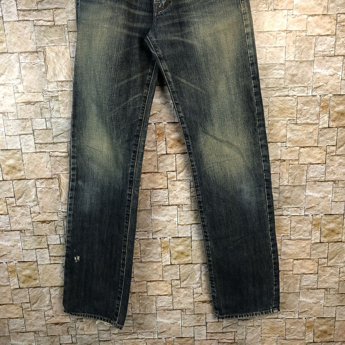 Japanese Brand BobSon vintage Blue Denim Pants #A1167 Size US 27 - 3 Thumbnail