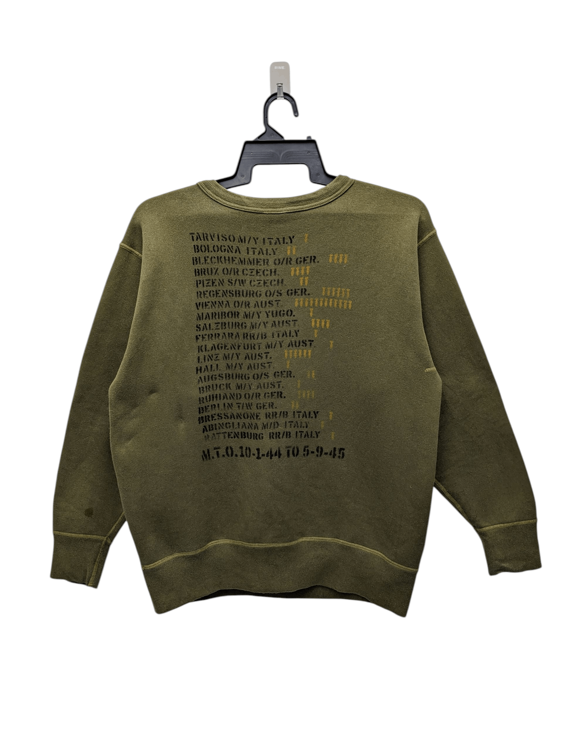 Buzz Rickson's Buzz Rickson's M63862 15th M.T.O. WWII Combat Route Size US L / EU 52-54 / 3 - 1 Thumbnail