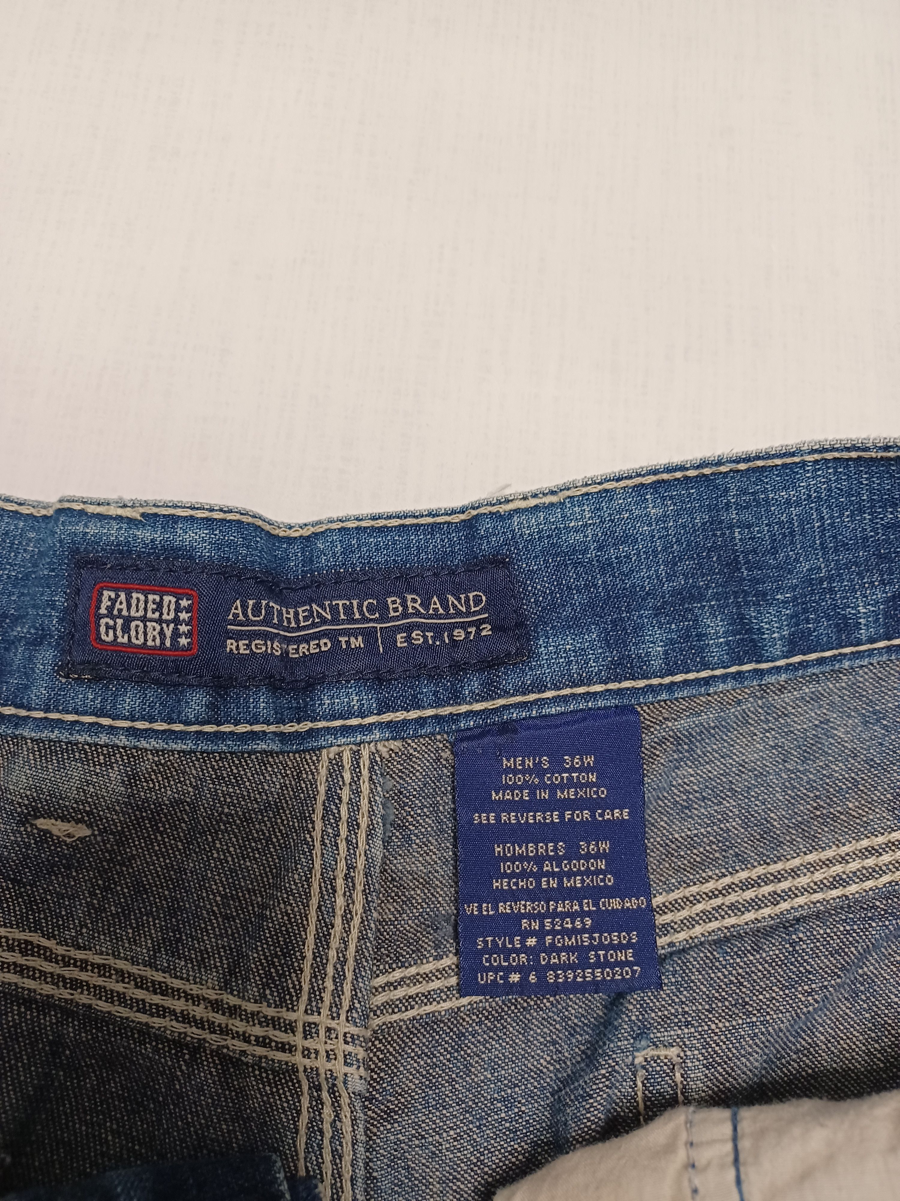 Faded Glory FADED GLORY CARPENTER SHORTS MADE IN MEXICO VINTAGE DENIM Size US 36 / EU 52 - 4 Thumbnail