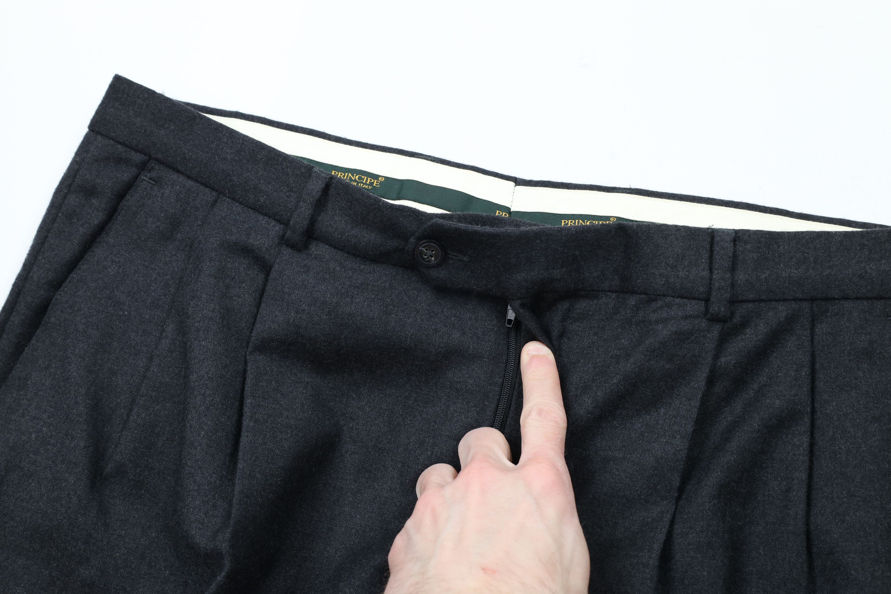 Vintage Vintage 90s Streetwear Pleated Cuffed Wide Leg Pants Size US 36 / EU 52 - 5 Thumbnail