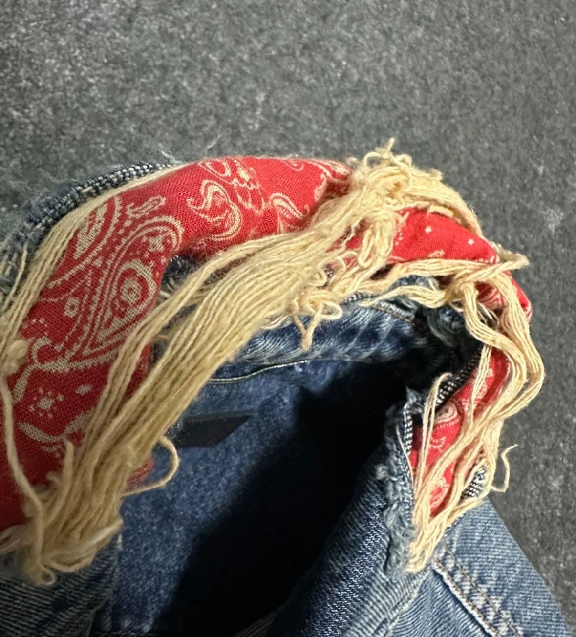 Saint Laurent Paris × Yves Saint Laurent Saint Laurent Men's M Size Vintage Western Denim Jacket Size US M / EU 48-50 / 2 - 3 Thumbnail