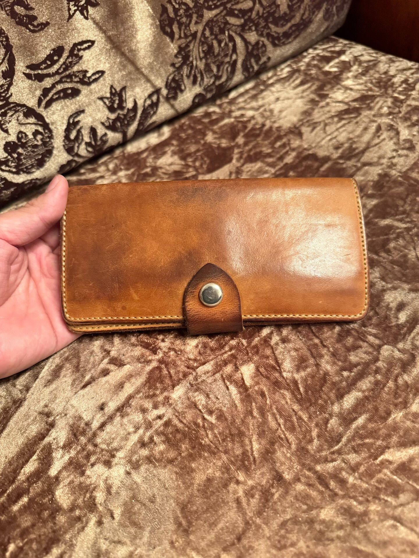 Freewheelers Freewheelers Long Wallet in Natural Leather Size ONE SIZE - 1 Thumbnail