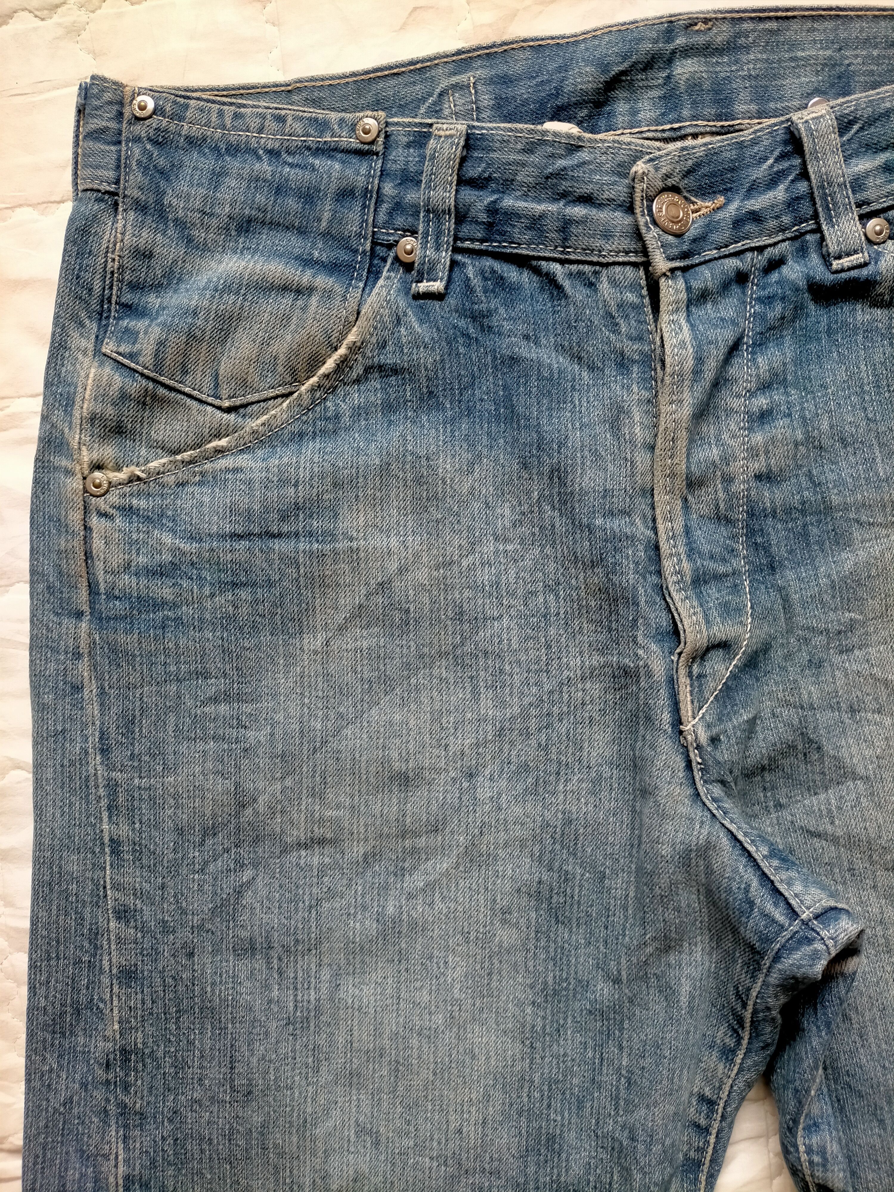 Levi's Vintage Clothing Vintage 90s Levis Engineering Denim pants Size US 33 - 4 Thumbnail