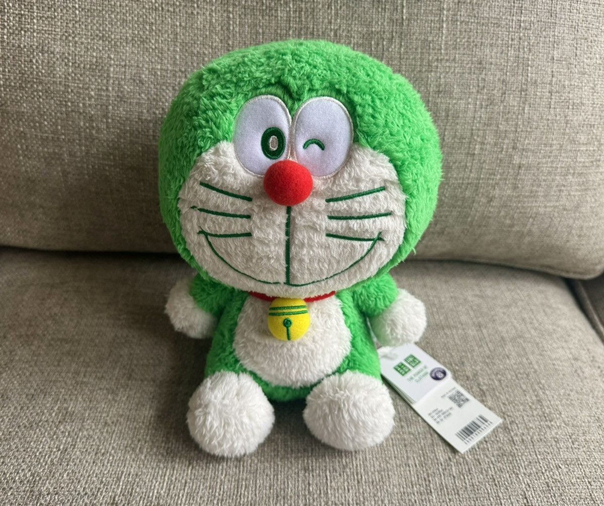 Uniqlo FAST SHIP Doraemon Plush Toy Doll Sustainability Mode Figure Size ONE SIZE - 1 Thumbnail