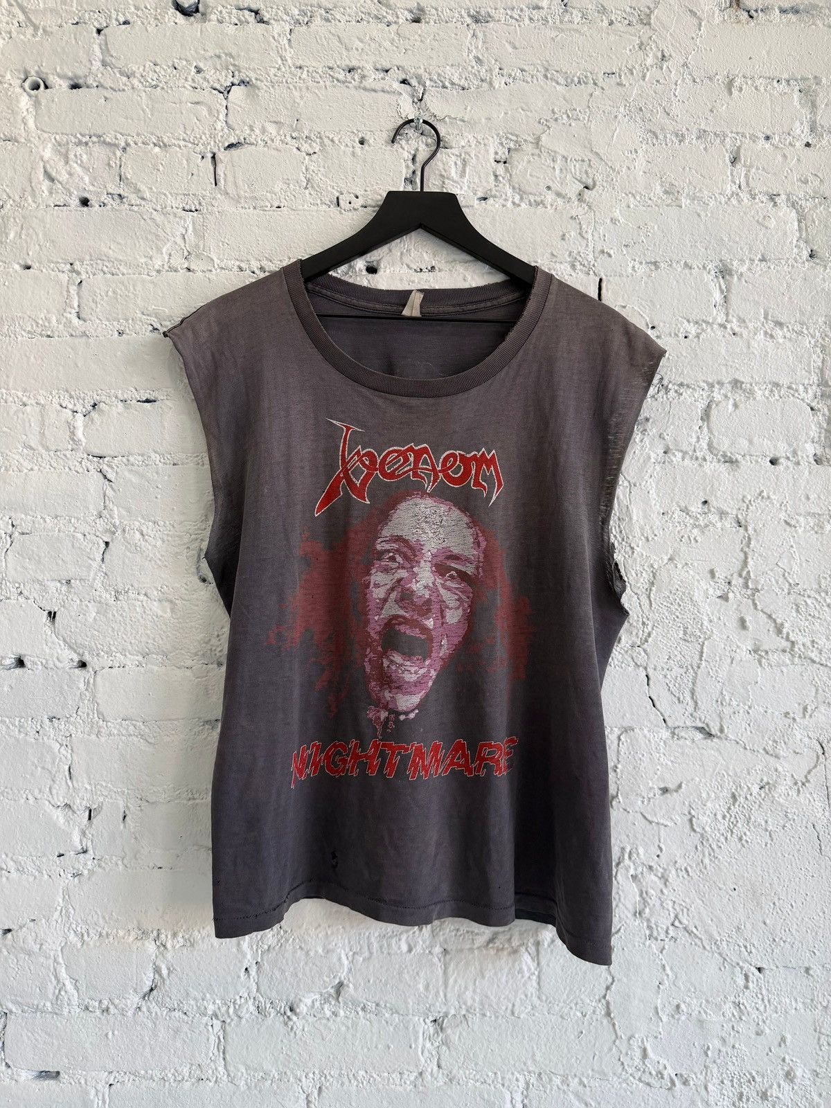 Vintage 1980s VENOM ‘NIGHTMARE’ CUTOFF Size US XL / EU 56 / 4 - 1 Thumbnail