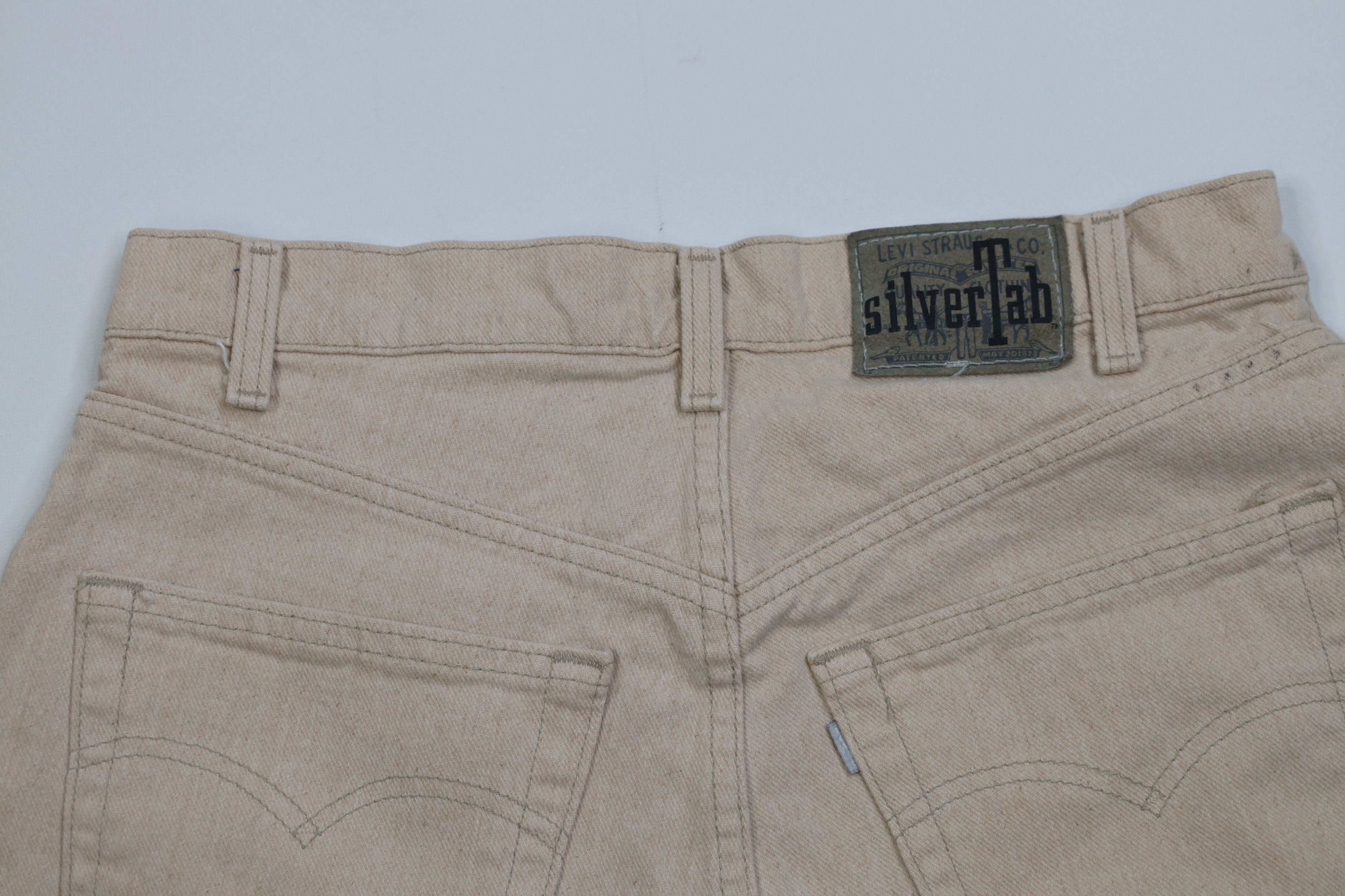 Levi's Vintage 90s Levis Silvertab Elements Stonewash Denim Shorts Size US 32 / EU 48 - 10 Thumbnail