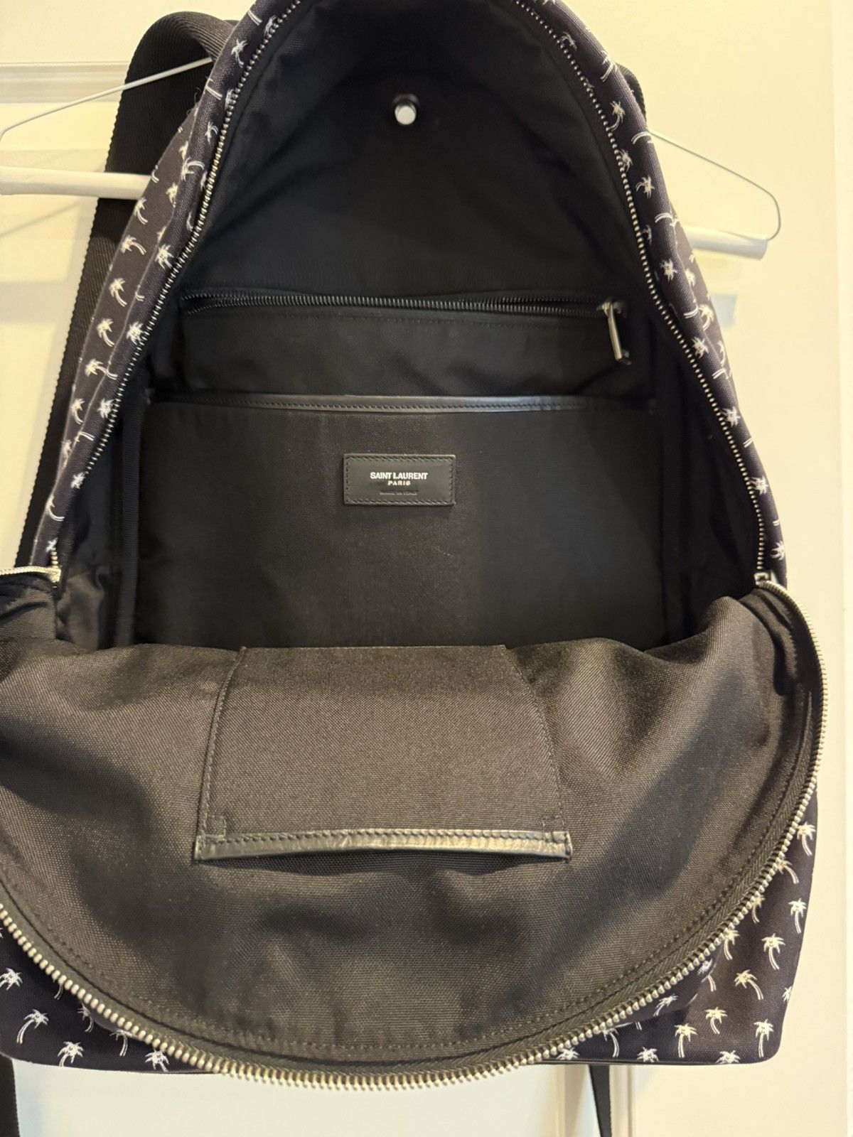 Saint Laurent Paris Saint Laurent Paris City Backpack Palm Trees Size ONE SIZE - 9 Thumbnail