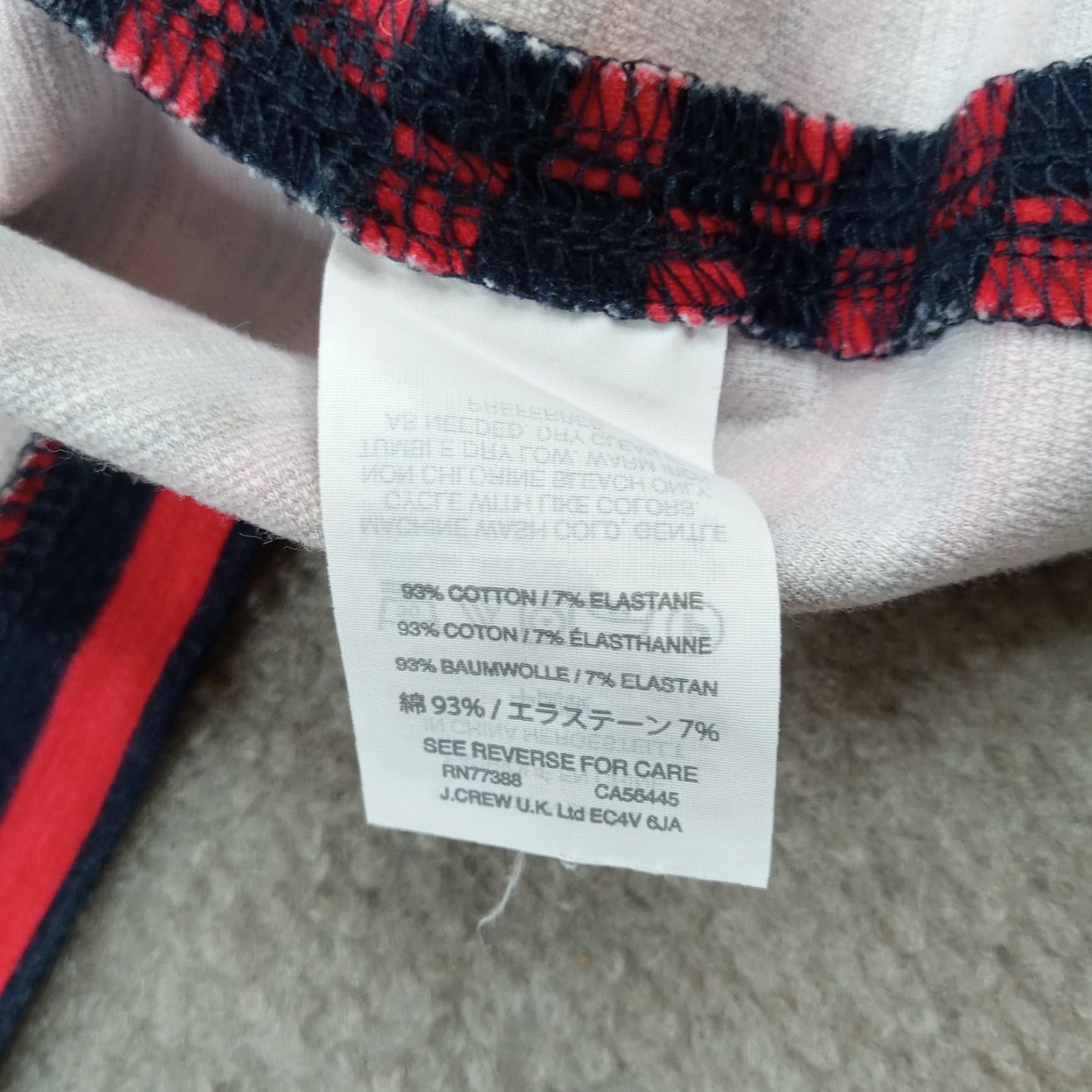 J.Crew J. Crew Dress Womens Medium Red Blue Striped Short Sleeve Fitted Stretch Size 32" / US 10 / IT 46 - 6 Thumbnail