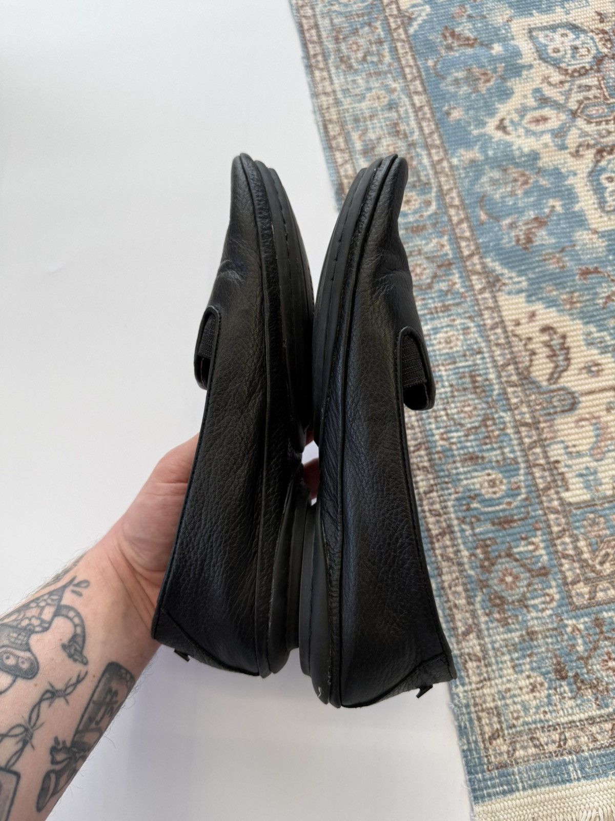 Camper Camper Avant Garde Black Leather Flag Ballet Size 40 Size US 10 / IT 40 - 6 Thumbnail