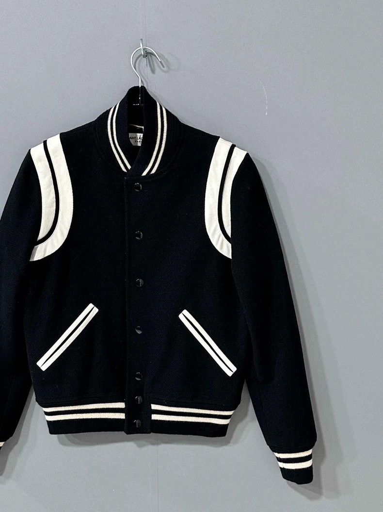 Saint Laurent Paris Saint Laurent Paris Classic black and white Teddy jacket 25 Size XS / US 0-2 / IT 36-38 - 2 Thumbnail