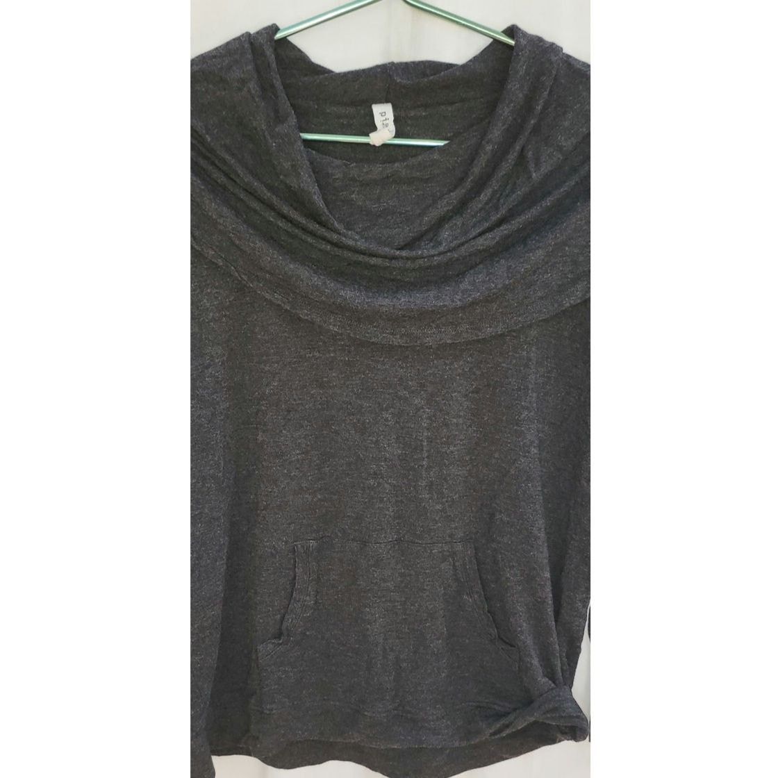 Pieces Uniques Pieces Gray Cowl Neck Long Sleeve Sweater Size Small Size S / US 4 / IT 40 - 5 Thumbnail