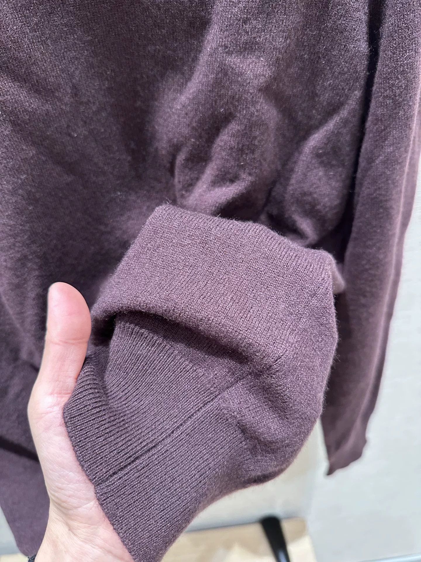 Ermenegildo Zegna Zegna Purple Cashmere Crewneck Sweater Size US M / EU 48-50 / 2 - 5 Thumbnail