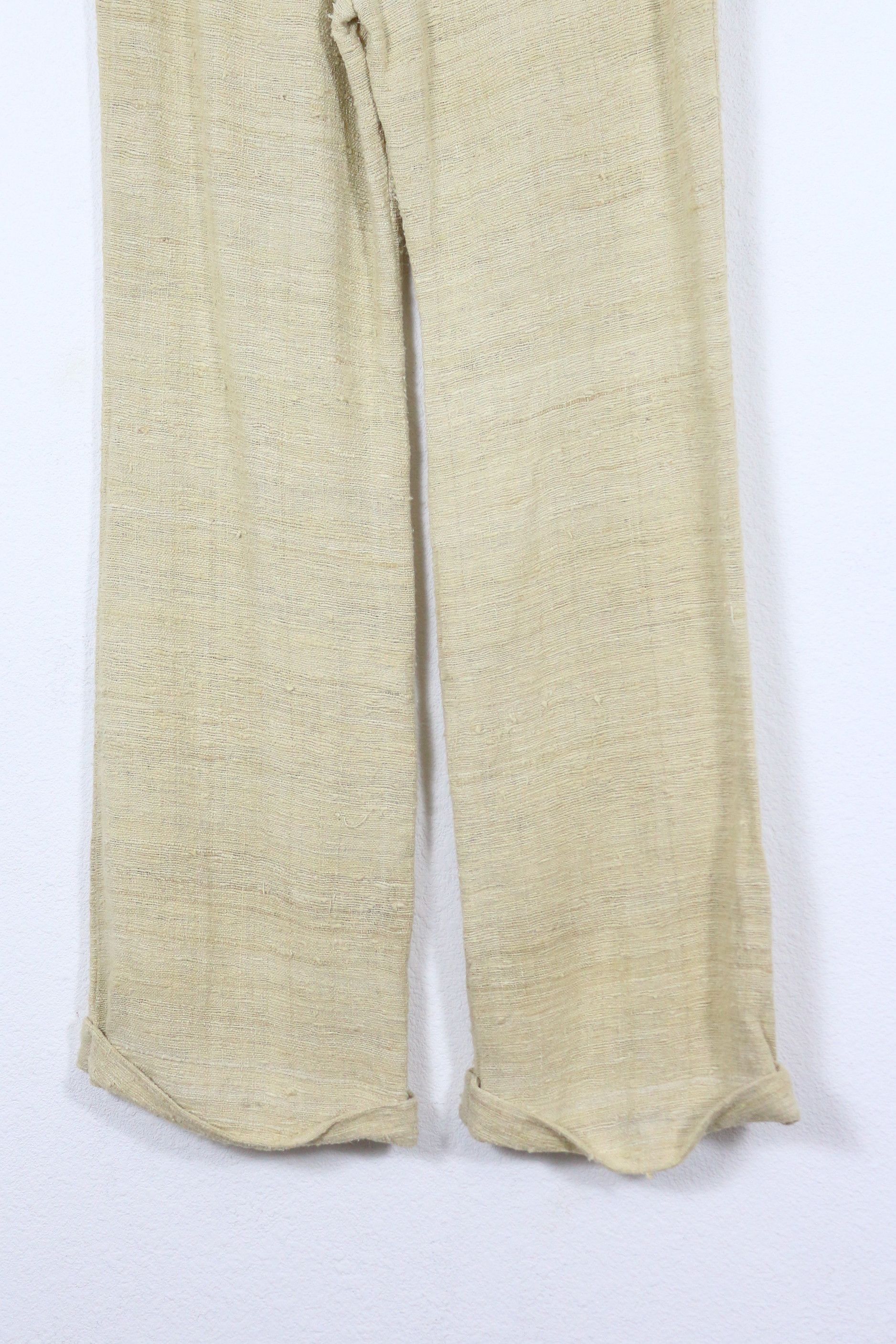 Chloe Chloe Ecru Beige Silk Unstructured Trousers Pants 38 Size 27" / US 4 / IT 40 - 8 Thumbnail