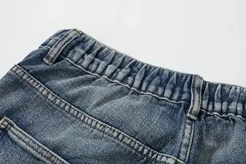 Jean Vintage Flame Embroidered Jeans Women Size 30" / US 8 / IT 44 - 3 Thumbnail