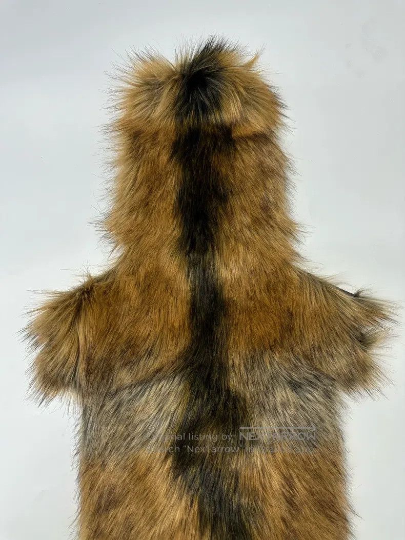 Dries Van Noten Dries Van Noten Faux Fox Fur Shawl Scarf Size ONE SIZE - 5 Thumbnail