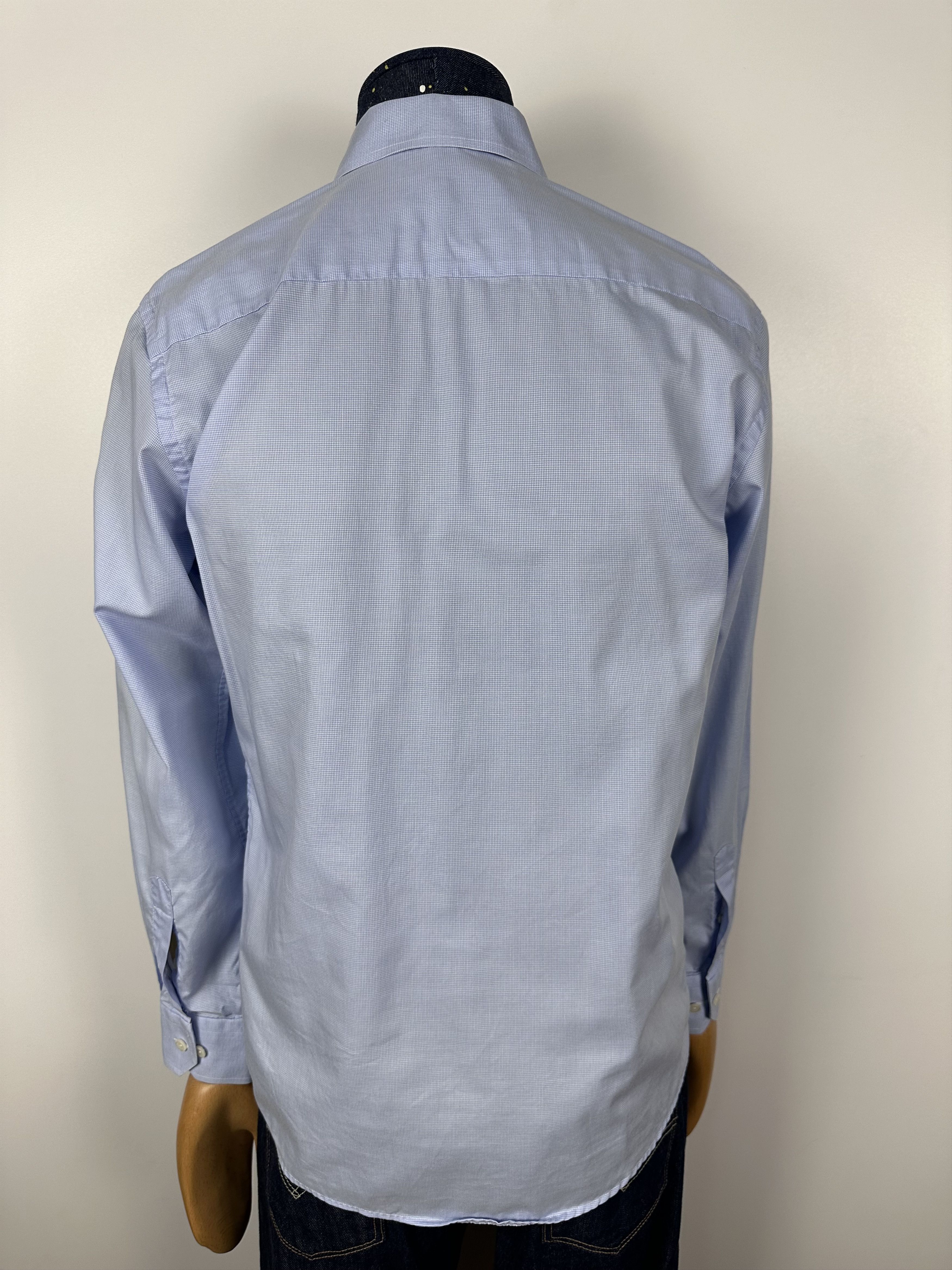 Eton × Grailed Eton Dress Shirt Mens Button Up Long Sleeve Slim Size 40 Size US M / EU 48-50 / 2 - 6 Thumbnail