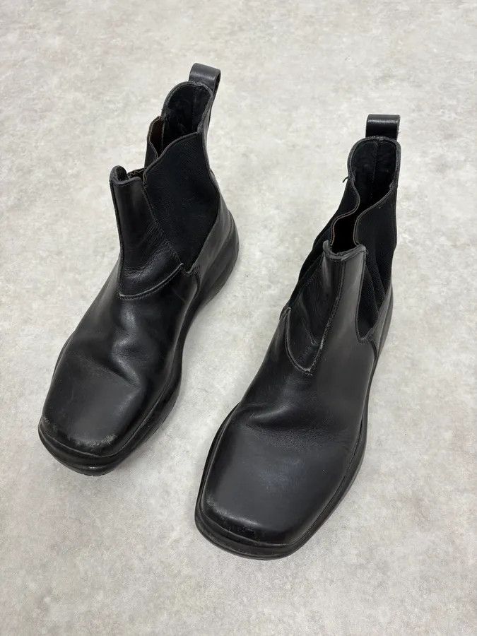 Prada FW1999 Prada Black Leather Vibram Boots Size US 10 / EU 43 - 3 Thumbnail