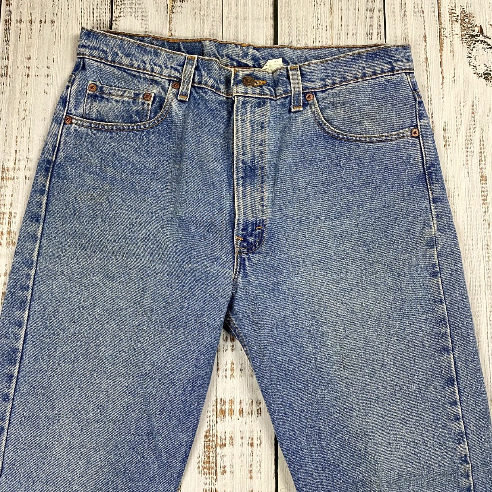 Levi's VINTAGE Levi's 505 Regular Fit Denim Jeans 36X30 Blue Mid Rise Made in USA Mens Size US 36 / EU 52 - 2 Thumbnail