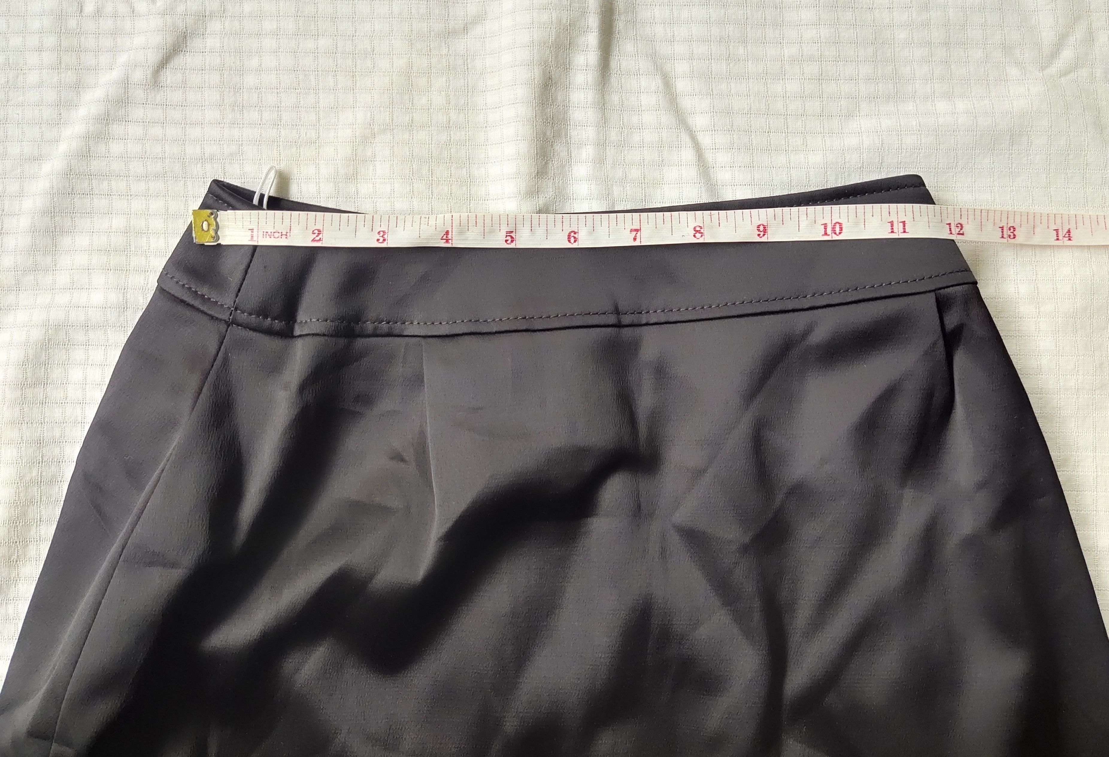 Courreges (SK76) Courreges A-line Black Knee Length Beads Skirt Sz 38 Size 27" / US 4 / IT 40 - 10 Thumbnail