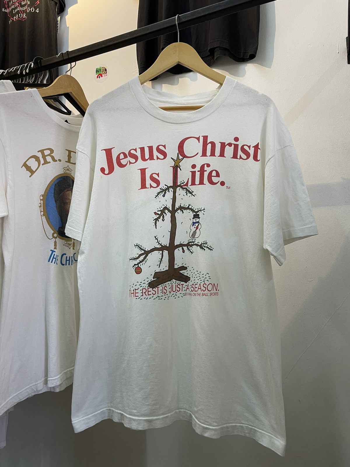 Designer × Vintage Very Rare Jesus Christ Is Life 1996 Size US XL / EU 56 / 4 - 2 Thumbnail