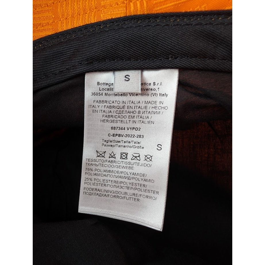 Bottega Veneta o1rshd1 Size: S / Hat Intreccio Jacquard Nylon in Orange Size ONE SIZE - 8 Thumbnail