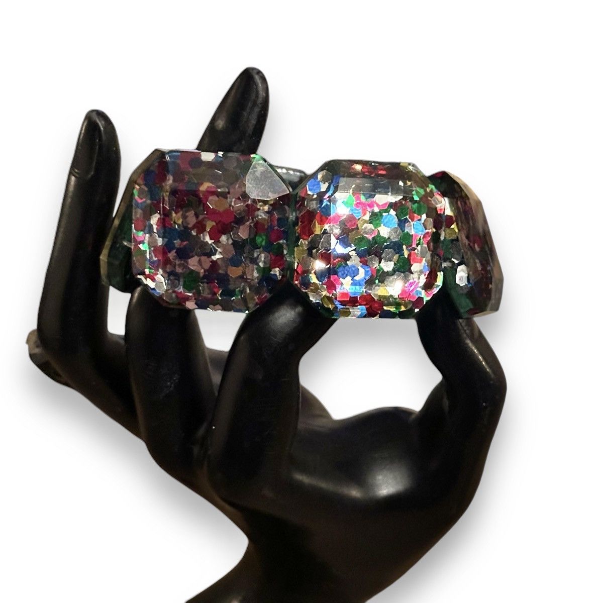 J.Crew J. Crew Crewcuts rainbow confetti glitter stretch bracelet Size ONE SIZE - 2 Thumbnail